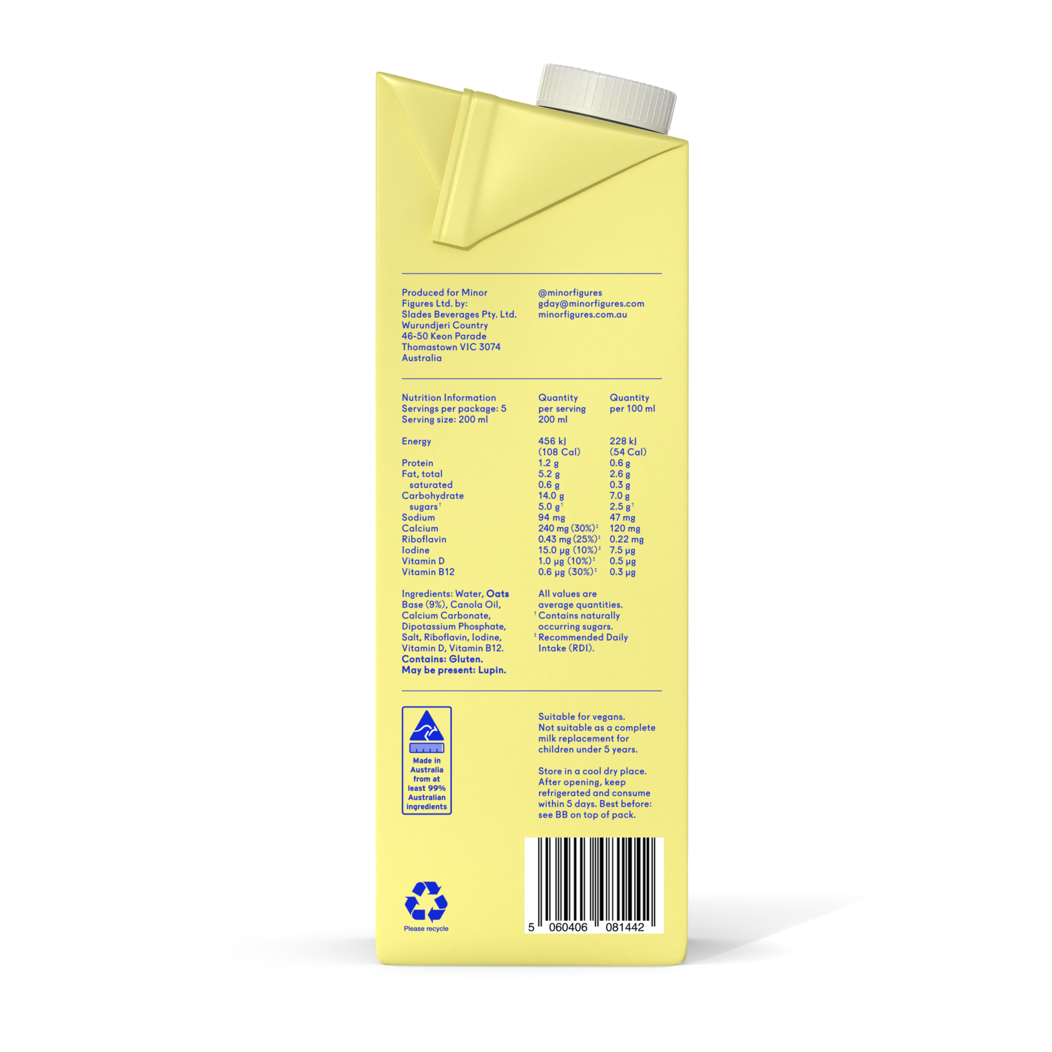 Everyday Oat (1L) - case of 6